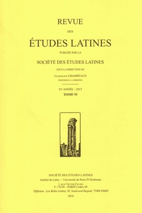 Revue des études latines,...