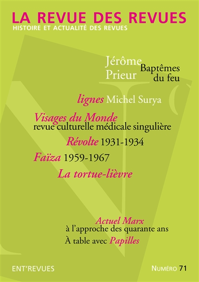 Revue des revues (La), n° 71