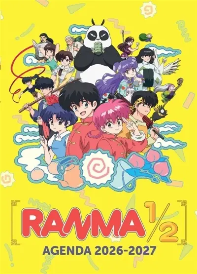 Agenda scolaire 2026-2027 Ranma 1/2