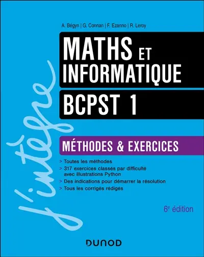 Maths et informatique BCPST 1 : méthodes & exercices