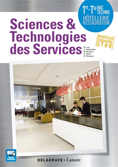 Sciences et technologies des services 1re, terminale bac STHR 2017