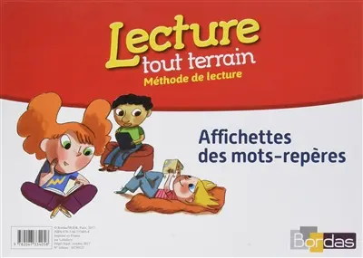 Lecture tout terrain, méthode de lecture : affichettes des mots-repères