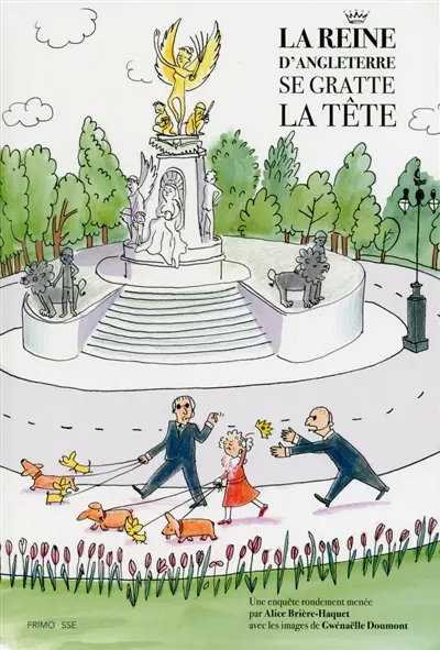 La reine d'Angleterre se gratte la tête