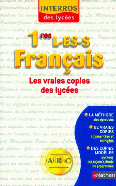 Français 1res L, ES, S : les vraies copies des lycées