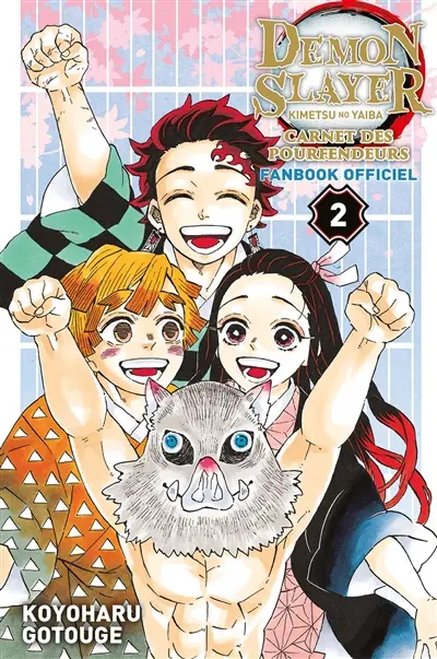 Demon slayer : Kimetsu no yaiba : carnet des pourfendeurs : fanbook officiel. Vol. 2