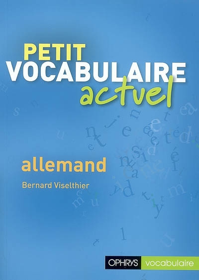 Petit vocabulaire actuel, allemand