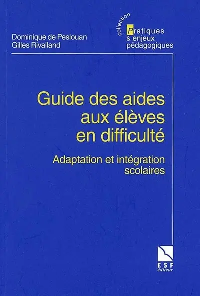 Guide des aides aux élèves en difficulté : l'adaptation et l'intégration scolaires