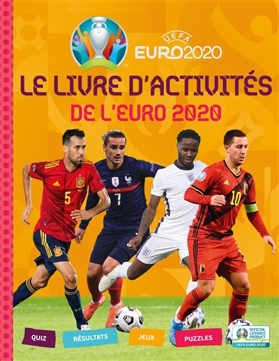 Le livre d'activités Euro 2020