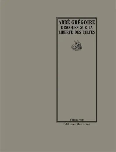 Discours sur la liberté des cultes