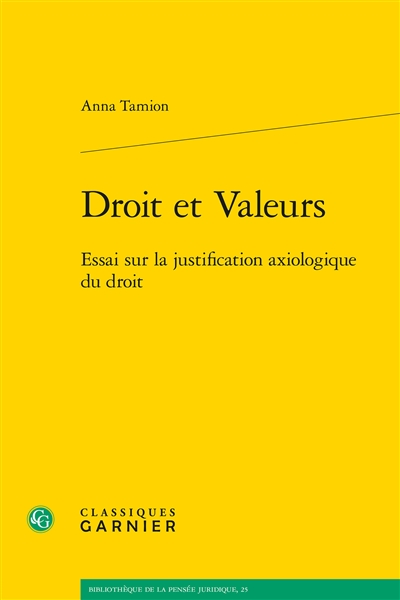 Droit et valeurs : essai...