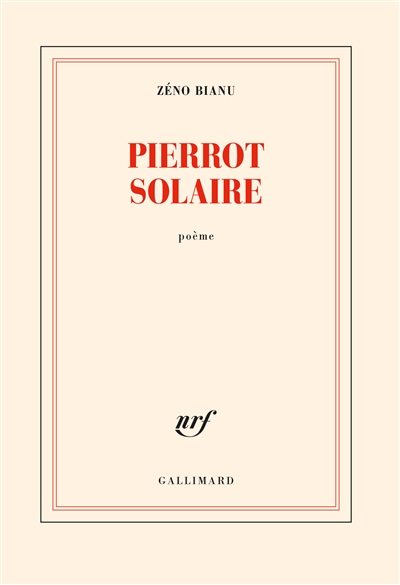 Pierrot solaire : poème