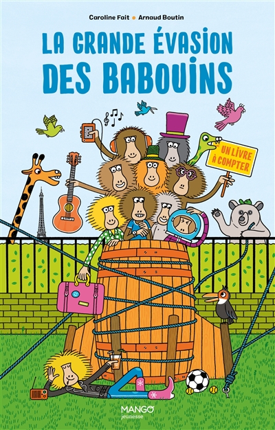 La grande évasion des babouins : un livre à compter