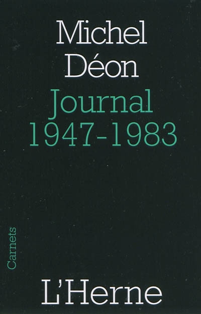 Journal 1947-1983 : extraits