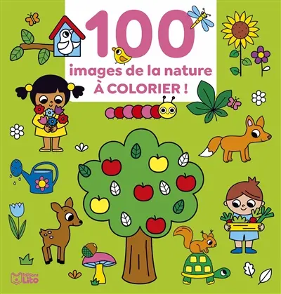 100 images de la nature à colorier !