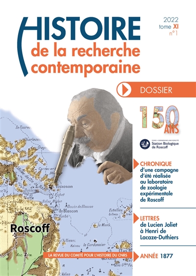 Histoire de la recherche contemporaine, n° 1 (2022). Roscoff