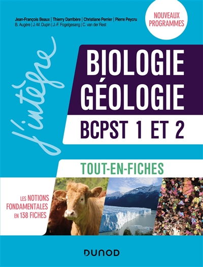 Biologie et géologie : BCPST 1 et 2 : tout-en-fiches