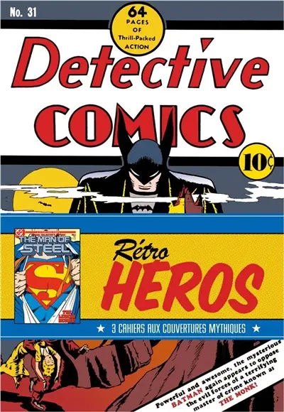 Rétro héros : 3 cahiers aux couvertures mythiques
