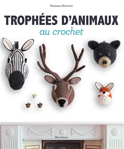 Trophées d'animaux au crochet