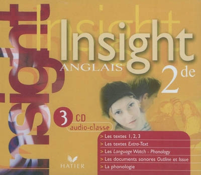 Insight anglais 2de : 3 CD audio classe