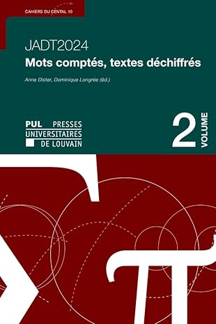 JADT 2024 : mots comptés, textes déchiffrés. Vol. 2