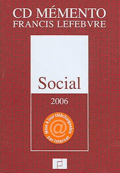 CD mémento Francis Lefebvre social 2006