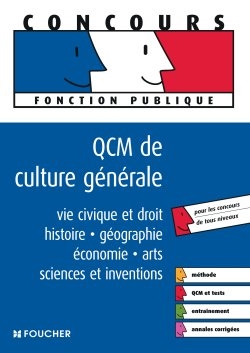 QCM de culture générale : vie civique et droit, histoire, géographie, économie, arts, sciences et inventions
