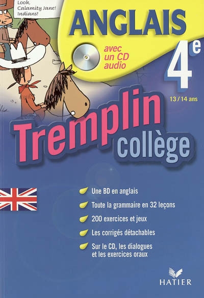 Tremplin collège, Anglais 4e, 13-14 ans