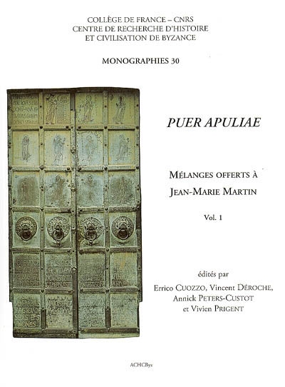 Puer Apuliae : mélanges offerts à Jean-Marie Martin