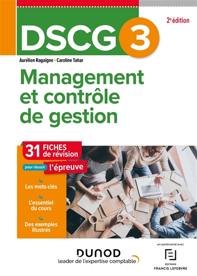 DSCG 3, management et contrôle de gestion : 31 fiches de révision pour réussir l'épreuve : 2023-2024