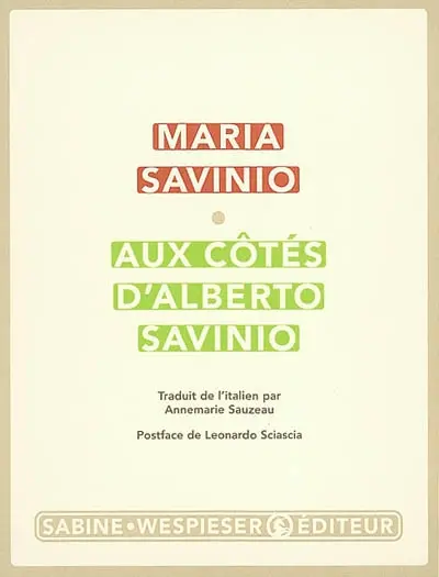 Aux côtés d'Alberto Savinio