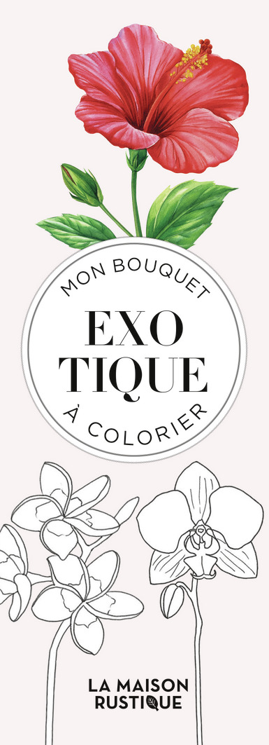 Mon bouquet exotique à colorier