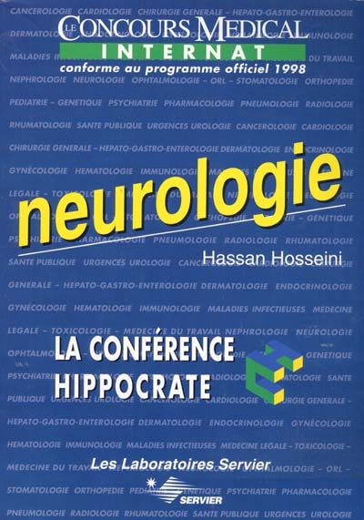Neurologie : le concours médical internat conforme au programme officiel 1998