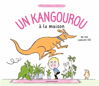 Un kangourou à la maison