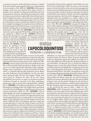 L'apocoloquintose de l'empereur Claude : pamphlet violent faisant suite à l'élimination physique d'un prince