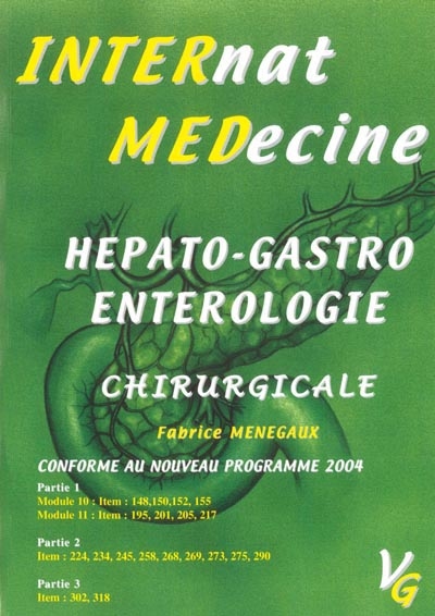 Hépato-gastro-entérologie chirurgicale