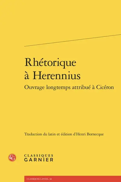 Rhétorique à Herennius