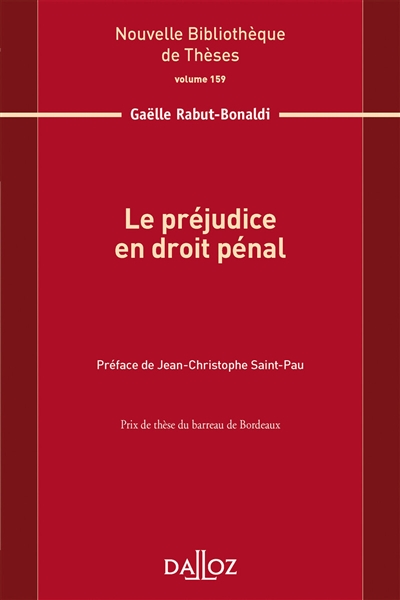 Le préjudice en droit pénal