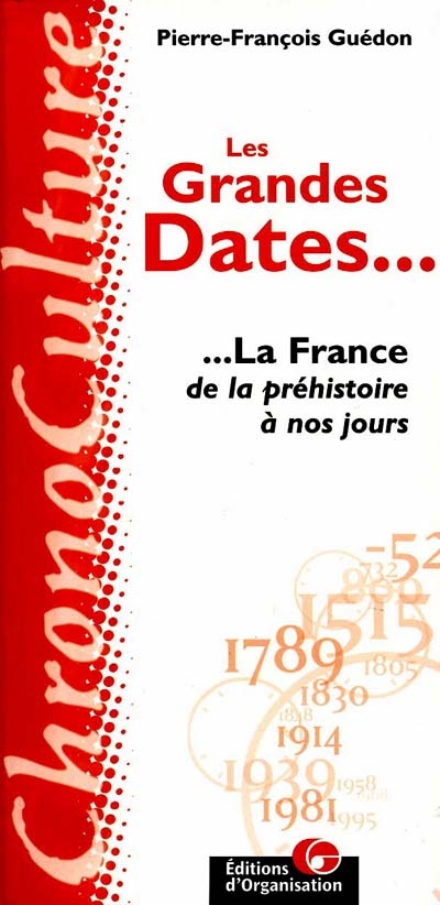Les grandes dates, la France : de la préhistoire à nos jours