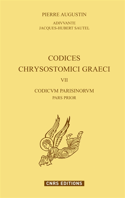 Codices Chrysostomici graeci. Vol. 7. Codicum Parisinorum partem priorem