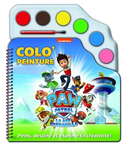 Paw Patrol, la Pat Patrouille : colo' peinture
