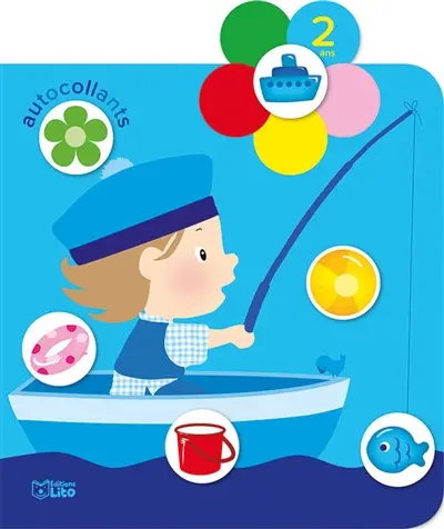 Le bateau : 2 ans : autocollants