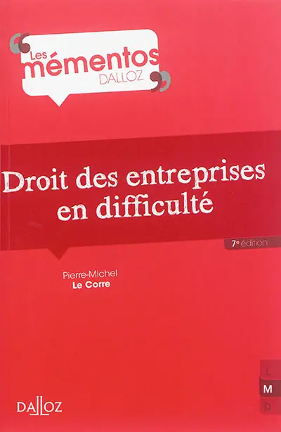 Droit des entreprises en difficulté