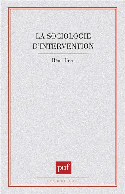 La Sociologie d'intervention