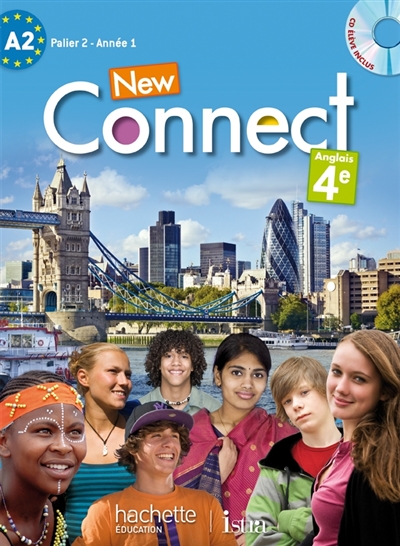 New connect anglais 4e : A2, palier 2, année 1