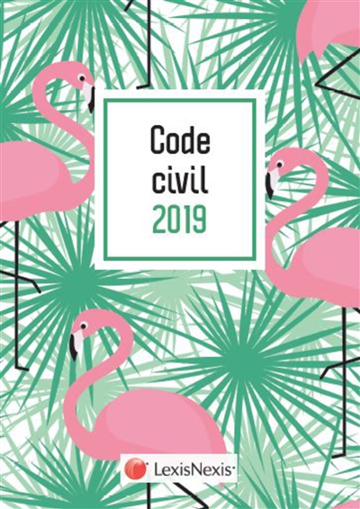 Code civil 2019 : motif flamands roses