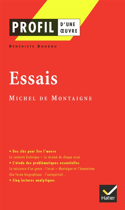 Essais (1580-1588), Michel de Montaigne