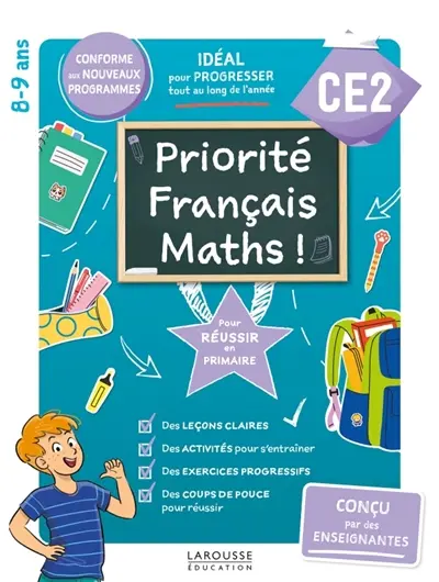 Priorité français-maths CE2 : 8-9 ans