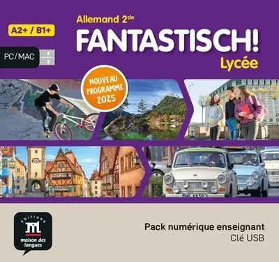 Fantastisch! lycée, allemand 2de : A2+-B1+ : pack numérique enseignant