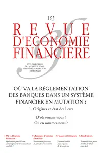 Revue d'économie financière, n° 163