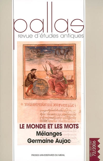 Pallas, n° 72. Le monde et...